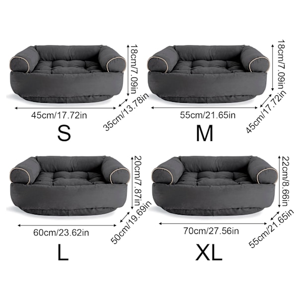 (Grøn-S) Sofa Hundebed