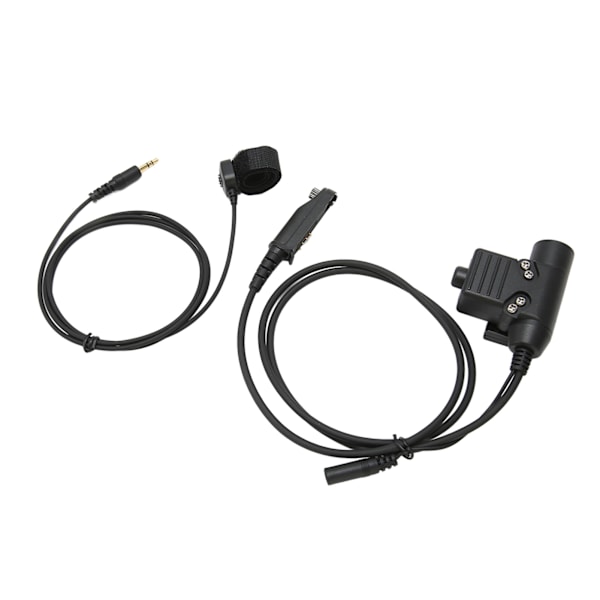 Halsmikrofon Headset 7.1mm Plugg med PTT Adapter Push to Talk for Baofeng UV‑9R UV‑9R PLUS UV‑XR BF‑9700