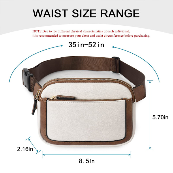 Midjeväskbälte - Mode Crossbody Sling Fanny Packs