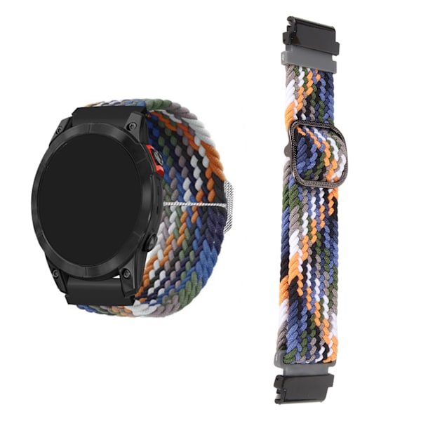 Nylon Watchband Adjustable Replacement Band Sport Breathable Strap for Fenix 7S for 6S for 5S Cowboy