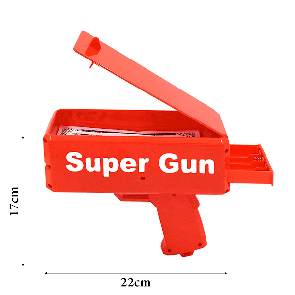 Pengspraypistol Supre Gun guld Gun pengspridningsmaskin pengspraypistol leksak