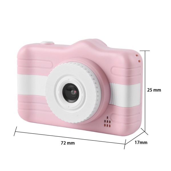 Barnkamera - Digitalkamera för barn med stor skärm för flickor och