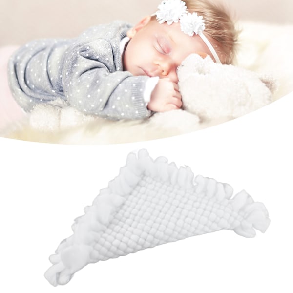 Soft Newborn Baby Photography Mat Blanket Knitted Photography Shoot Backdrops RugWhite