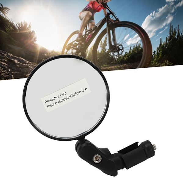 Bike Mirror Handle Rearview Mirror Wide View 360 Degree Rotation 68mm Diameter for Cycling