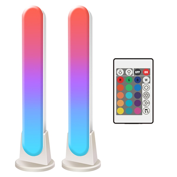 Smart RGB LED-belysningslist Ambient Spotlight Lampa Stativ, Lämplig för Inomhus Spelrum Bokhylla Målning TV-Stativ Dekoration, med Fjärrkontroll