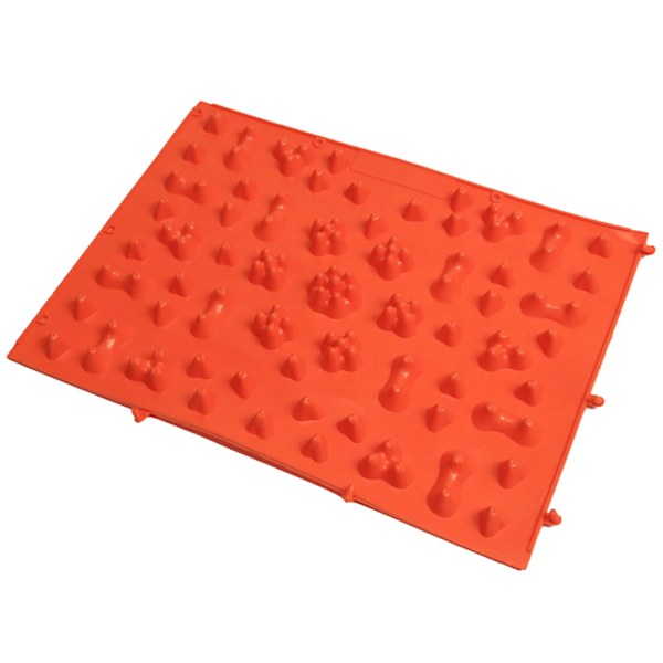 Acupressure Foot Massage Pad Relieve Stress Pain Blood Circulation Acupuncture Mat(Orange)