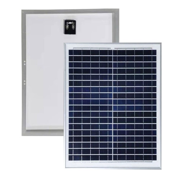 20 watt solpanel 18 volt monokrystallinsk bærbar solcelle