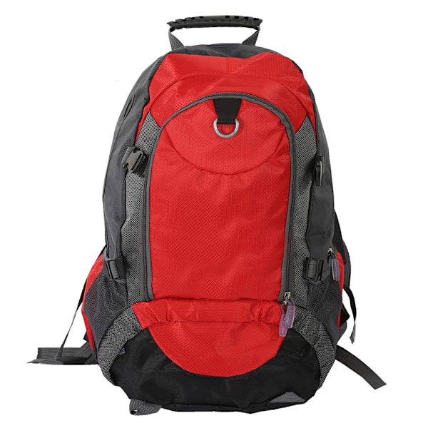 40L Friluftsliv Sport Resväska Slitstark Nylon Ryggsäck Vandring Campingväska (Röd)