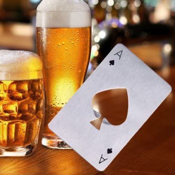 1st vinflasköppnare i rostfritt stål kreditkortsstorlek Casino