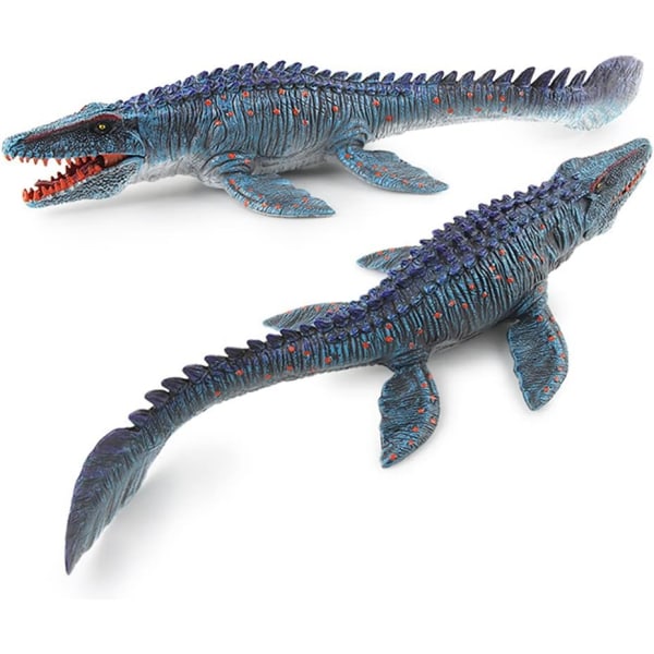 Suuri Mosasaurus-lelu 13,4", Realistinen syvänmeren hirviö Mosasauru