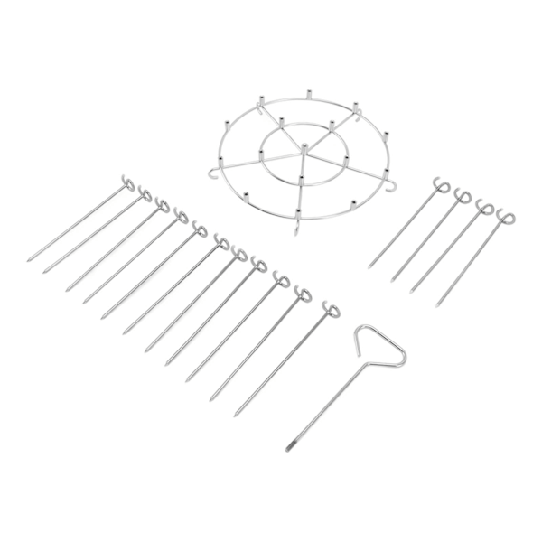 Spidstegsstativ i rustfrit stål til Ninja Foodi Fryer 8QT