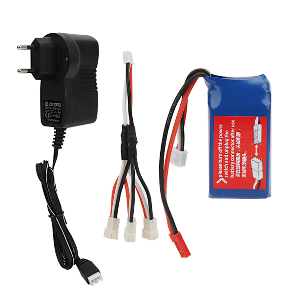 RC Helicopter Battery + Charger + Conversion Charger Line Part Fit for Wltoys V913