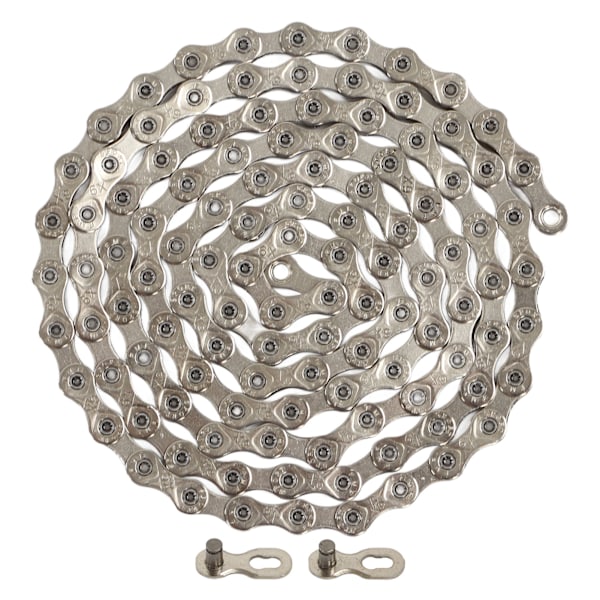 Bicycle Chain Stainless Steel 9s Variable Speed Chain with Articulating Buckle for Mountain Road Cycling