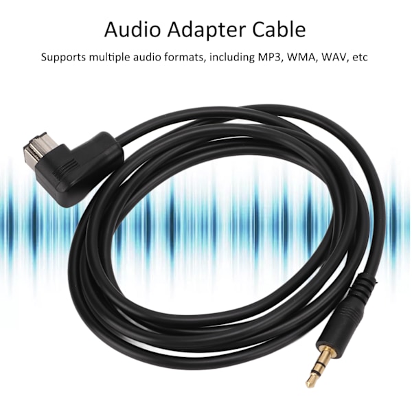 Audiokabel AUX-adapter MP3-inngang Tilbehør Utskifting for Pioneer Headunit IPBUS