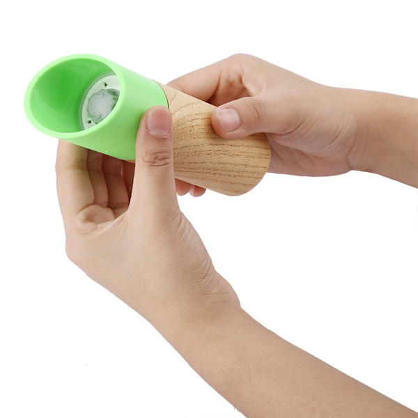 Wooden Safe Eco-friendly Manual Pepper Grinder Grinding Tool Household(Green)