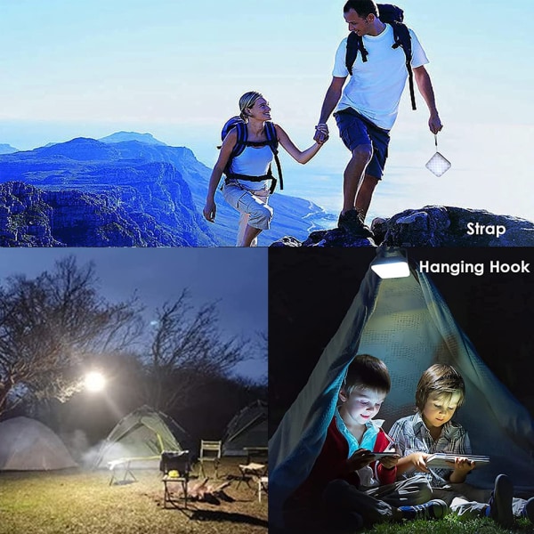 Nødlys, overlevelseslanterner, projektør til telt, camping