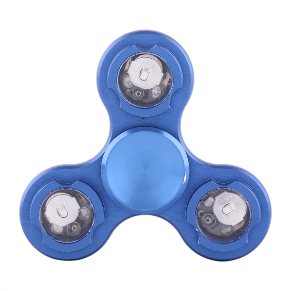 1 stk. Ny LED Lys Fingertip Spinner Stål Kuglelejer Stressaflastning EDC Håndfokus Legetøj Hot