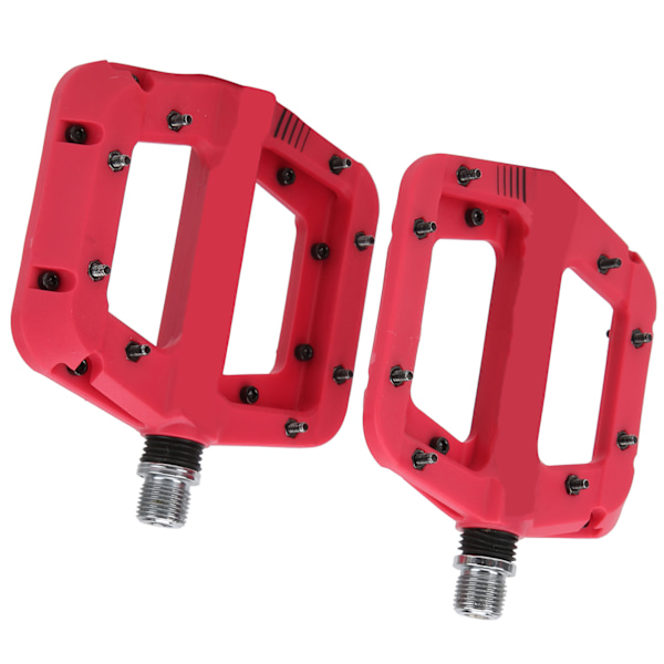 Enlee 2-pack Mountainbikepedaler Halksäkra Nylonfiber Lätta Plattformspedaler