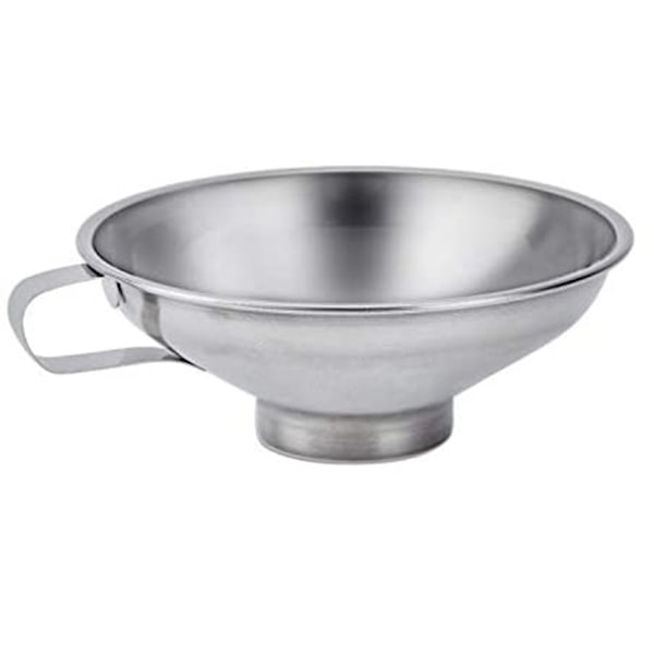 Funnel, jam funnel, filling funnel, preserving funnel made of stainless steel ideal for transferring spices, liquids, powder, beans, jam