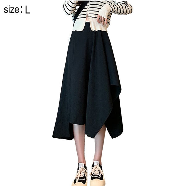 Women's Flowy  Hemline Midi Skirt