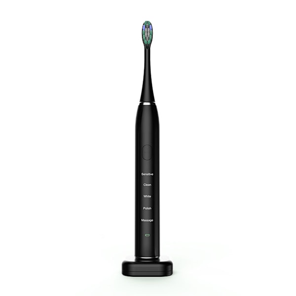 Sonic Electric Toothbrushes for Adults with 3 Bristles Heads, 5 Modes,Smart Timer,Wireless Rechargeable