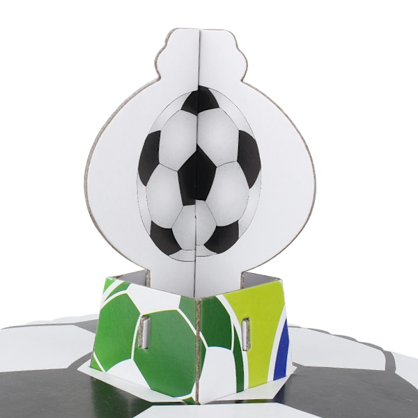 3-Layer Cardboard Football Cake Stand, Snack Table, Birthday Party, Cake Display Stand