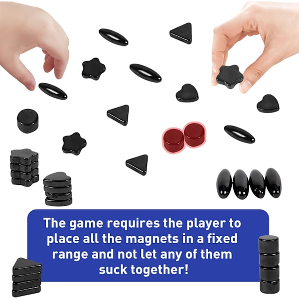 Magnetiskt Schackspel, Brädspel, Pusselstrategispel