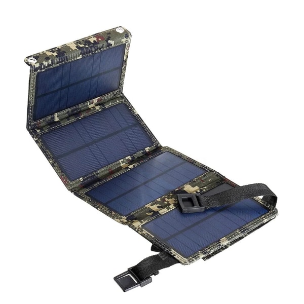 Solpanels hopfällbar väska, 8W 5V ljus solcellsladdare
