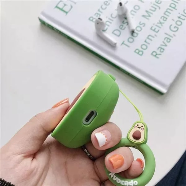 Jordbær Avocado Hodetelefondeksel AirPods Pro3 Generasjon Beskyttende Etui - airpods 1/2 generasjon