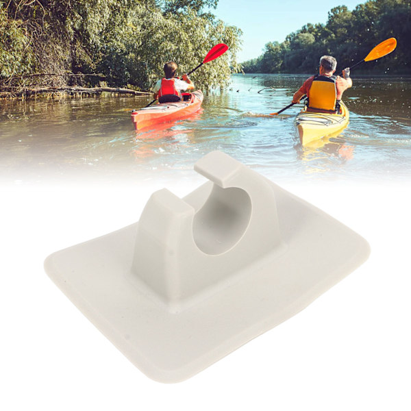 5pcs Kayak Oar Clips Plastic Inflatable Boat Paddle Holder Clip Keeper Kayaks Canoes Rowing Boats Grey