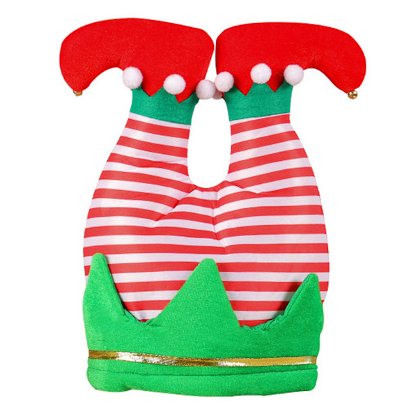 Christmas Santa and Elf Pants Hats for Funny Hilarious and Festive Christmas Party Hat Dress Up Celebrations, Christmas Decorations