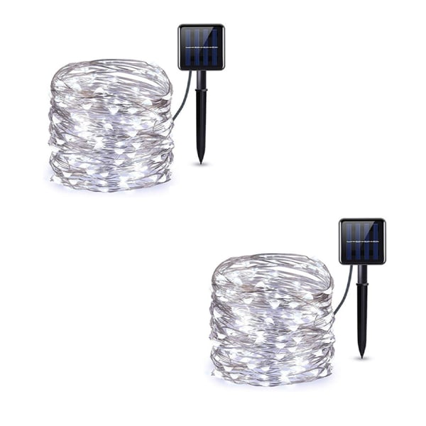 2X 50LED batteri Fairy Lights med fjärrkontroll, 16ft, Lämplig