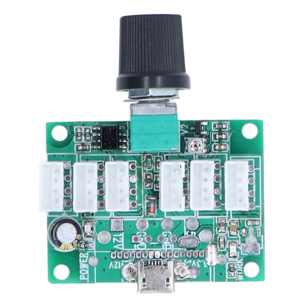 USB Fan Governor Module Simultaneous Adjustment 24 Fans Multi Purpose Practical Indicator Light Fan Governor