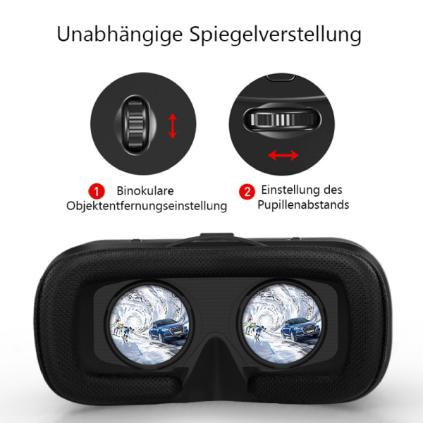 VR Headset kompatibelt med - Universal Virtual Reality Goggles