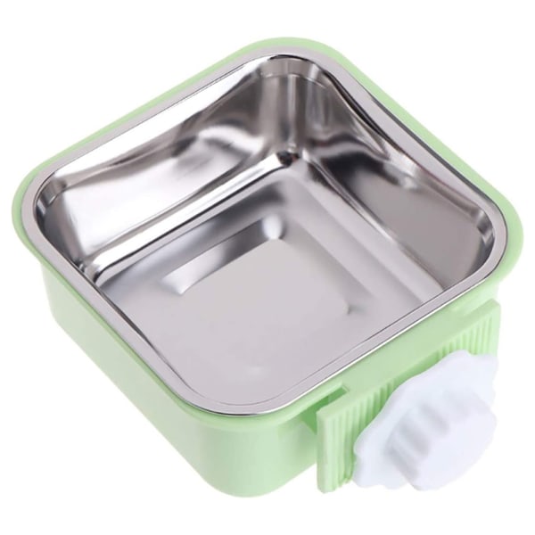 Dog Bowl, Stainless Steel Removable Hanging Food Water Bowl,Pet
