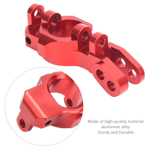 Par RC Fram- och Bakre C-Hub Bärar Aluminiumlegering Robusta Delar för Redcat 1/10 XTE RC Bil Röd