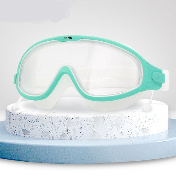 Anti-dimma simglasögon för vuxna män kvinnor ungdomar med mjuk silikonpackning$Simglasögon Inga läckande anti-dim simglasögon för vuxna män kvinnor Transparent green