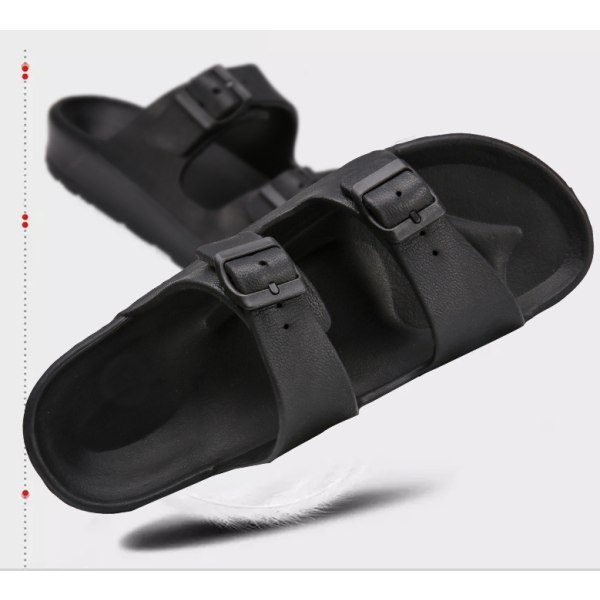Flade sandaler til mænd Comfort Fodseng Justerbare Slides Dobbelt