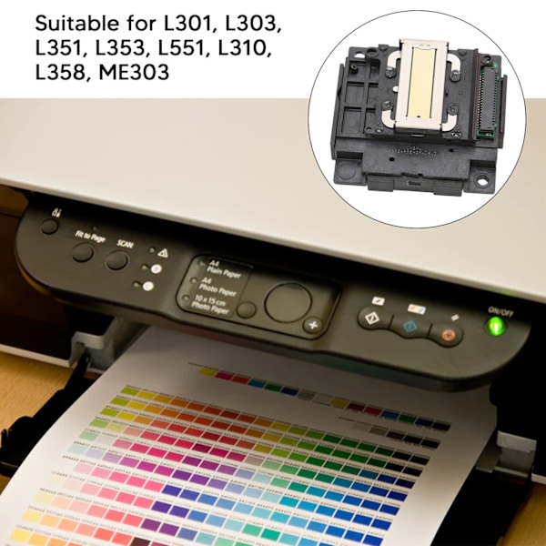 Ruostumaton tulostuspää tulostuspään vaihto L301 L303 L351 L35 ME303 tulostuskoneeseen