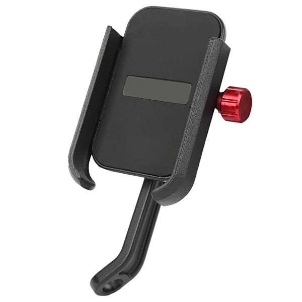 Mobiltelefonhållare för elcykel, navigering, elscooter, fast stativ, tillbehör, svart/röd