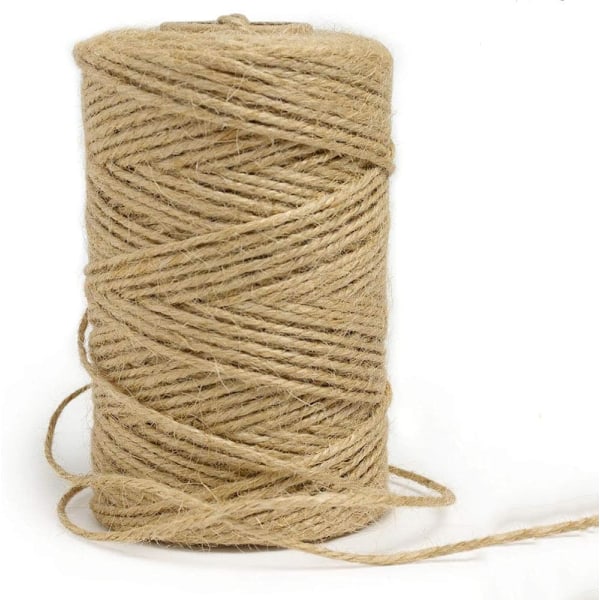 100M Jute Hyssing, Hage Hyssing, Natural Jute Tau, Arts Crafts Tw