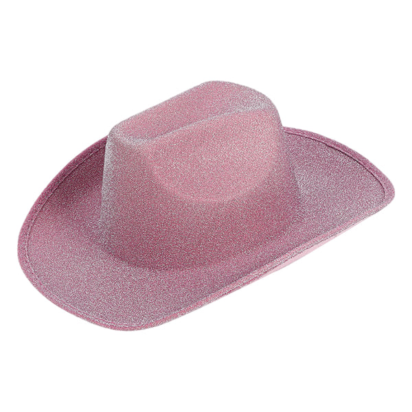 Disco Cowboyhatt med Glitter for Kvinner og Menn - Perfekt for Musikkfestivaler, Fester og Annet