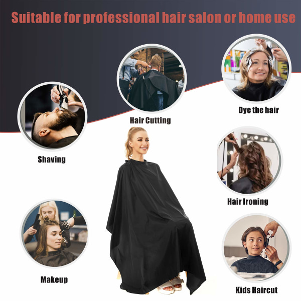 Haircut Cloak 100*140cm Waterproof Salon Large Haircut Cloak