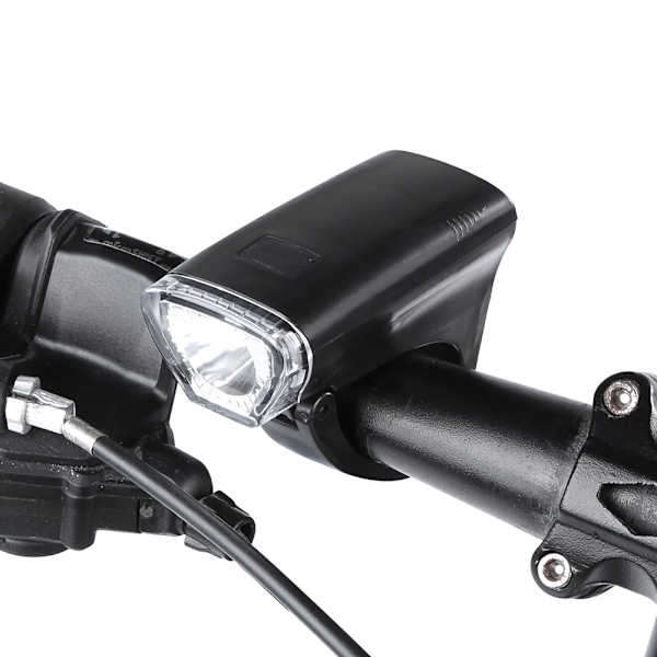 ABS Sort Høj Lysstyrke LED Cykel Sikkerhed Advarsel Forlygte Cykel Forlygte uden Batteri