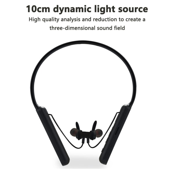 Bluetooth hörlurar Nackband 20 timmars speltid V5.0