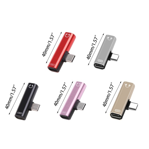 Typ C, 3.5mm AUX, AUX Adapter, USB C till AUX, Hörlur Konverterare