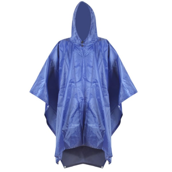 Hætte regnponcho vandtæt regnfrakkejakke til mænd, kvinder