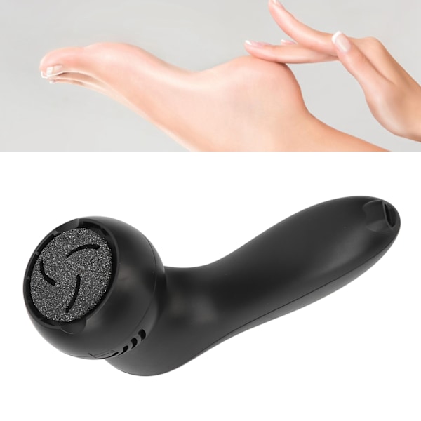 Foot Grinder Rechargeable Plug in Dual Use 2 Gears Washable Black Digital Display Electric Foot Callus Remover