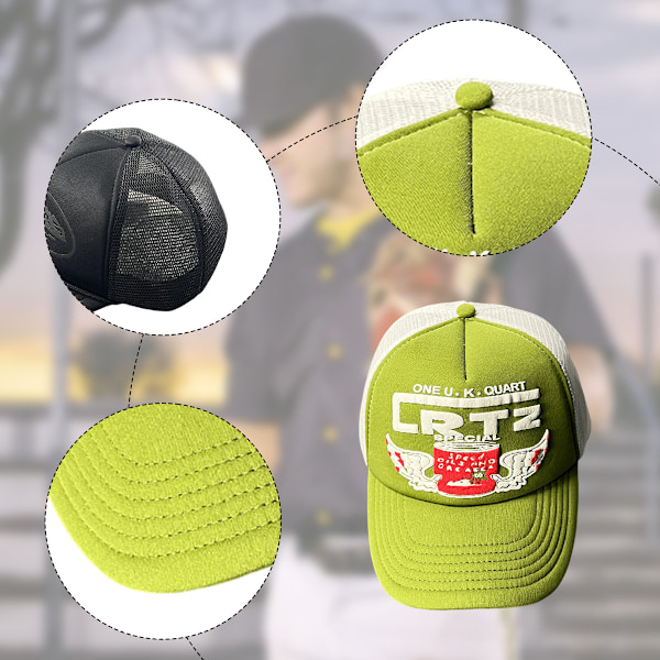 Corteiz CRTZ Hat 22ss Grænseoverskridende Amerikansk Trendmærke Truck Cap Casual Print Baseball Cap Sommer til Mænd og Kvinder