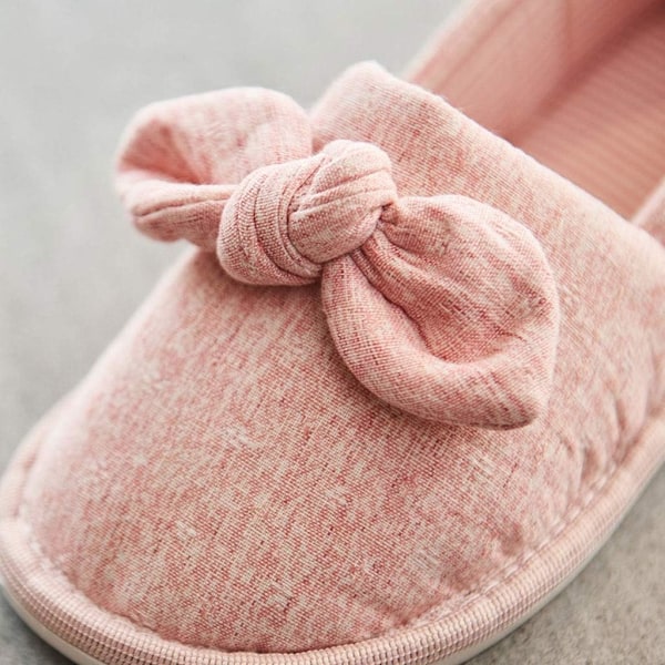 Dames Tøfler - Forår og Efterår Måneder Sko Sommer Gravide Kvinder Tøfler Taske med Tynd Sektion Postpartum Åndbar Graviditet Anti-Slip Indendørs Pink 9.45-9.65